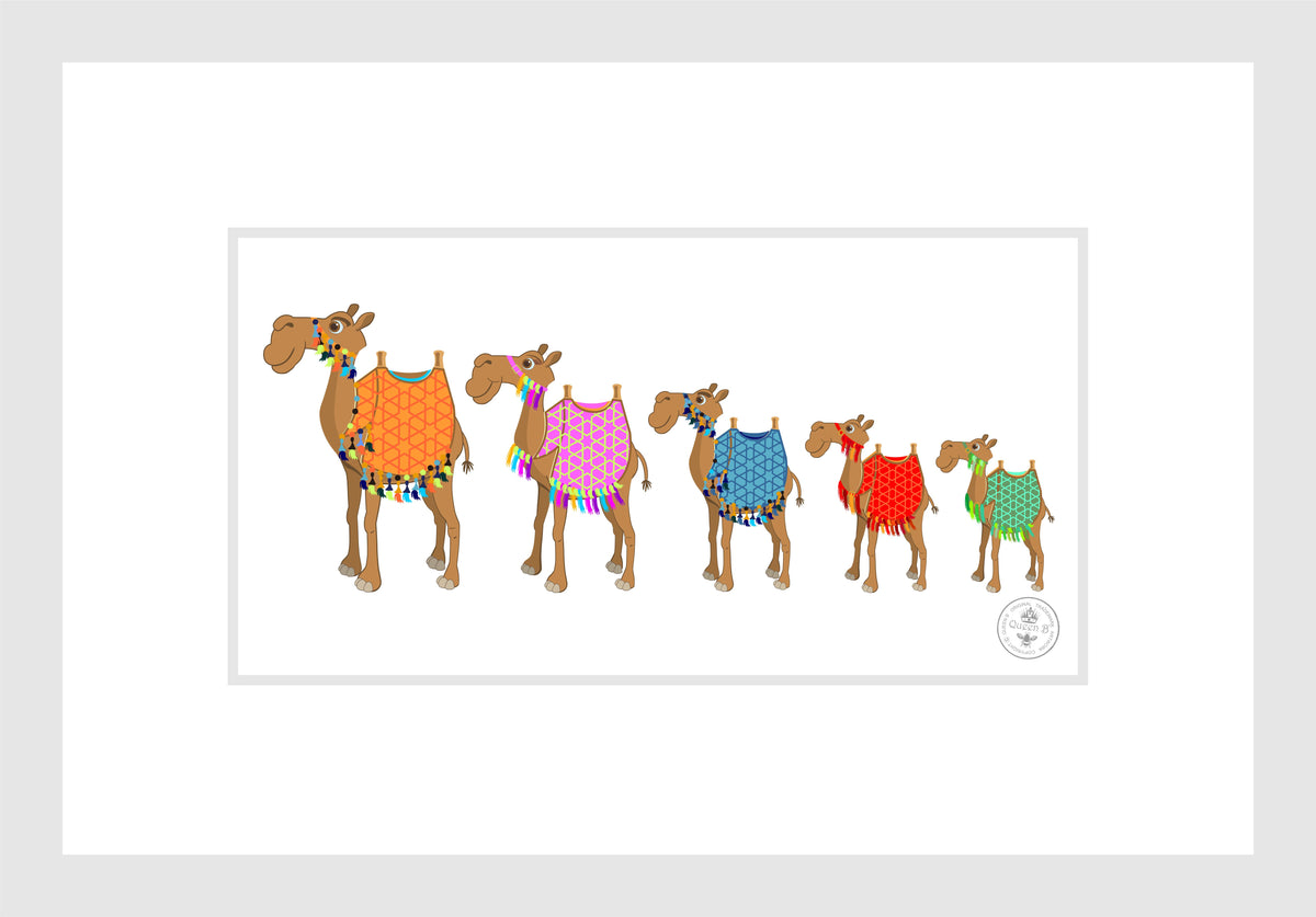 Fun Camels - Family of Five