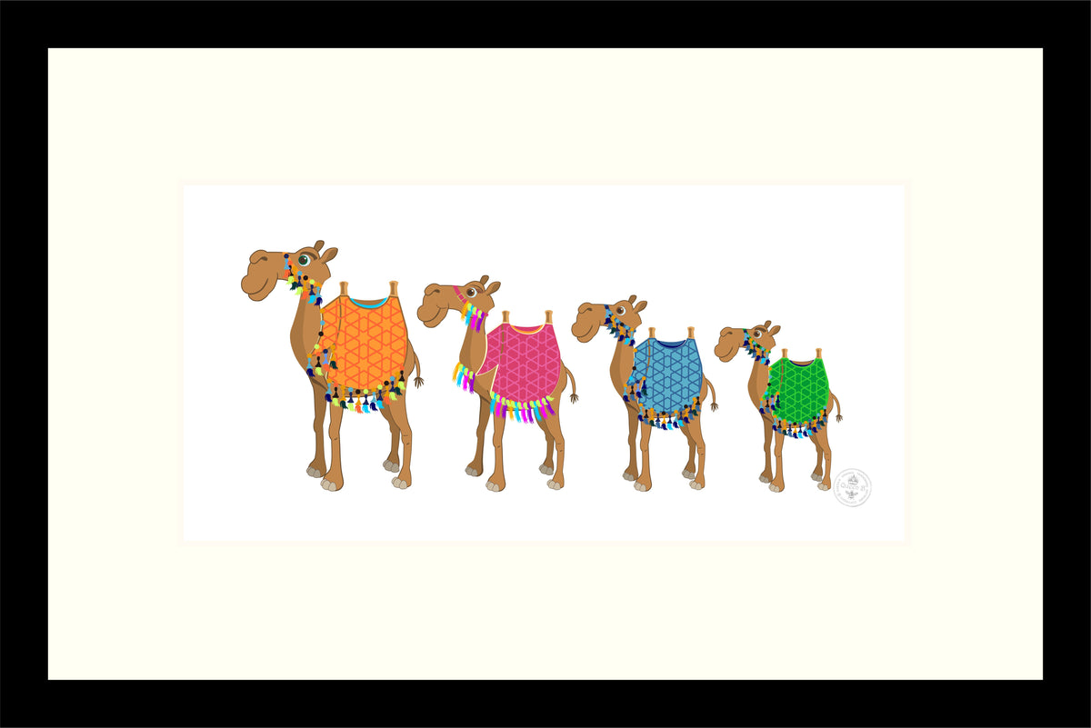 Fun Camels - Family of Four